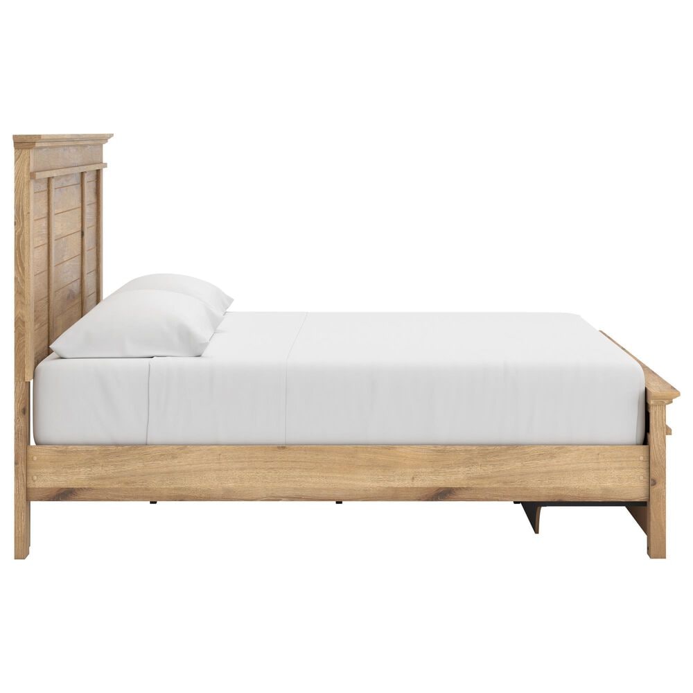 Ashley Makidern 2-Piece King Storage Bedroom Set with Two Drawers in Natural Brown, , large