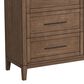 Hawthorne Furniture Oslo 4-Drawer Gentleman"s Chest in Weathered Chestnut, , large