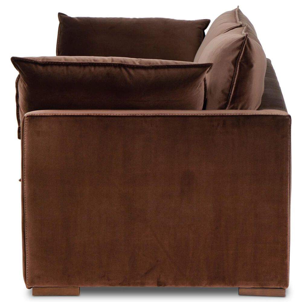 Four Hands Kosa Stationary Sofa in Surrey Cocoa, , large