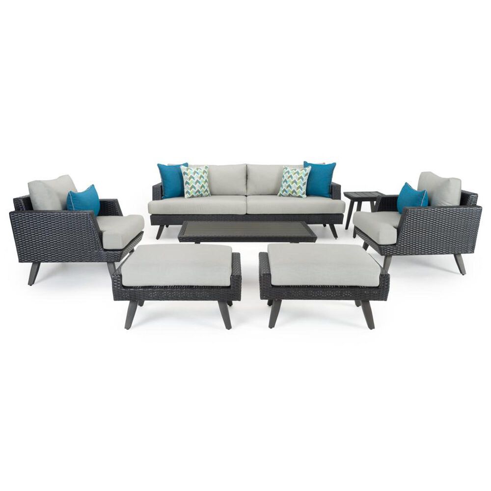 RST Brands Portofino 7-Piece Patio Seating Set in Dove Gray, , large