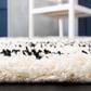 Safavieh Venus Shag VNS603A 8" x 10" Ivory and Black Area Rug, , large