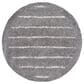 Safavieh Venus Shag VNS604J 5"3" Round Grey and Ivory Area Rug, , large