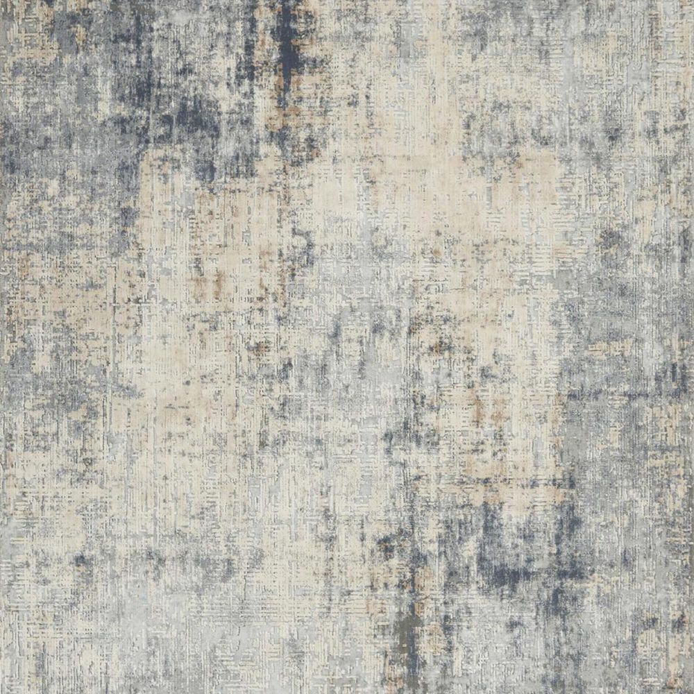 Nourison Rustic Textures RUS01 2&#39;2&quot; x 7&#39;6&quot; Grey and Beige Runner, , large