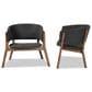 Baxton Studio Baron Accent Chair in Dark Grey (Set of 2), , large
