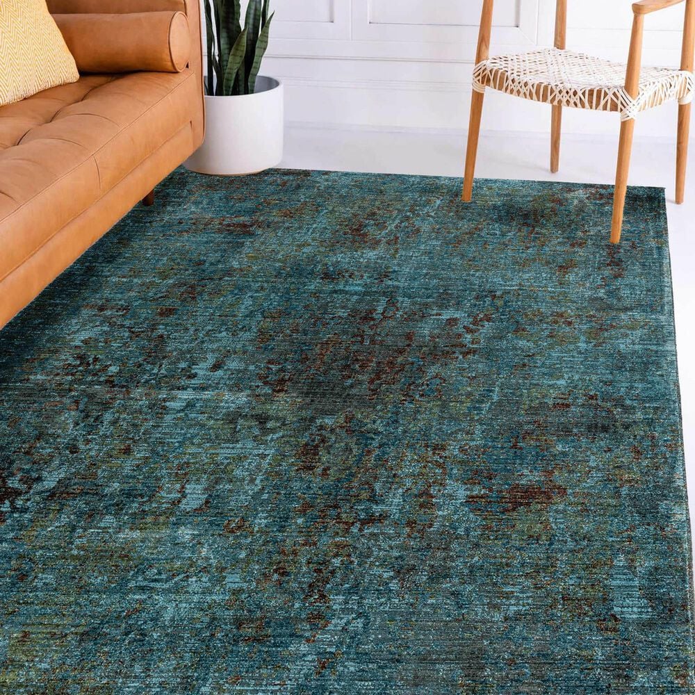 Dalyn Rug Company Lomita LO4 5&#39;1&quot; x 7&#39;8&quot; Blue Area Rug, , large