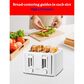 Betty Crocker 4-Slice Pop-Up Toaster in White, , large