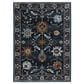 Oriental Weavers Keira Blue and Rust 7"10" x 10"10" Area Rug, , large