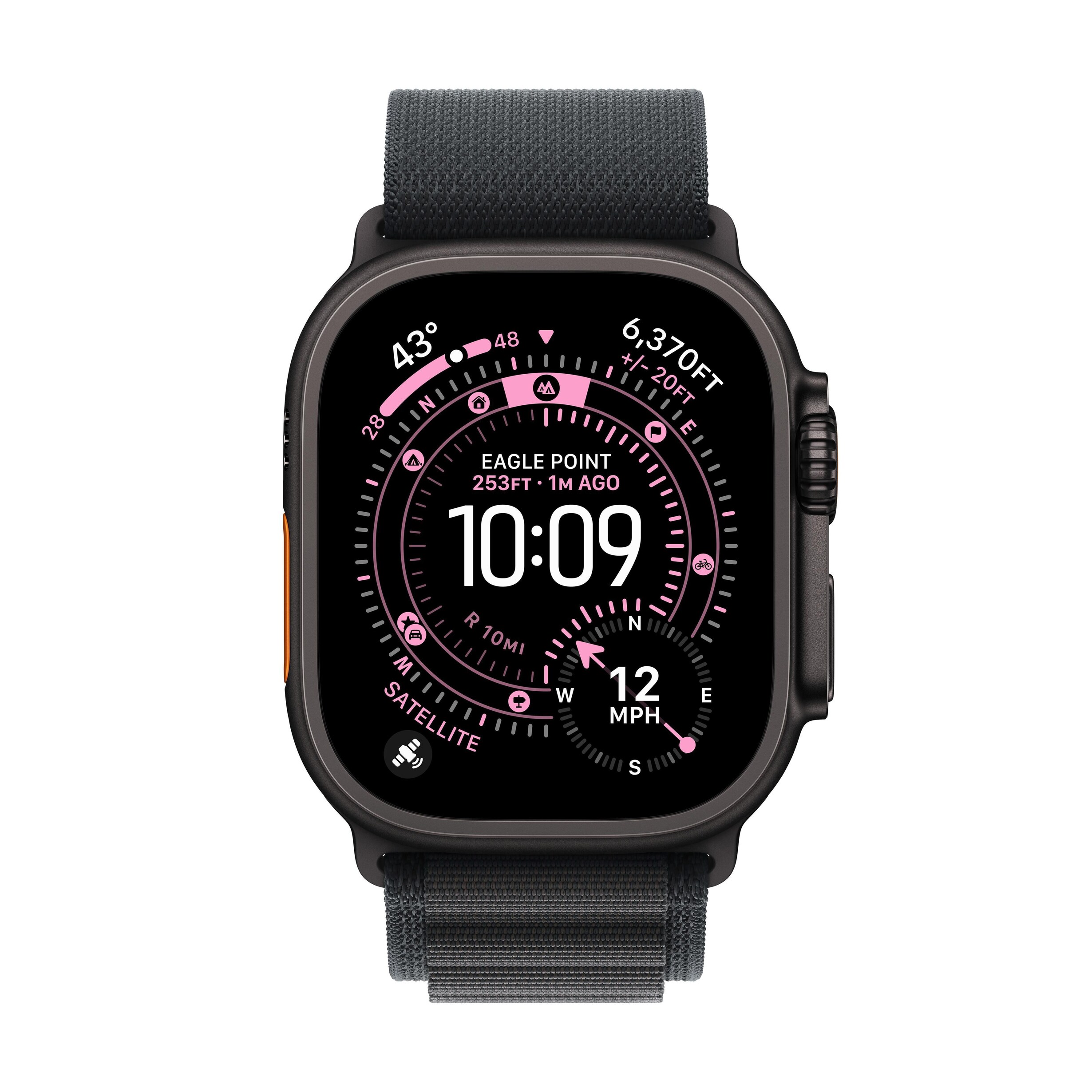Apple Watch Ultra 3 (GPS+Cellular) 49mm Black Titanium Case