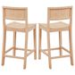 Linon Home Decor Devin Counter Stool in Unfinished (Set of 2), , large