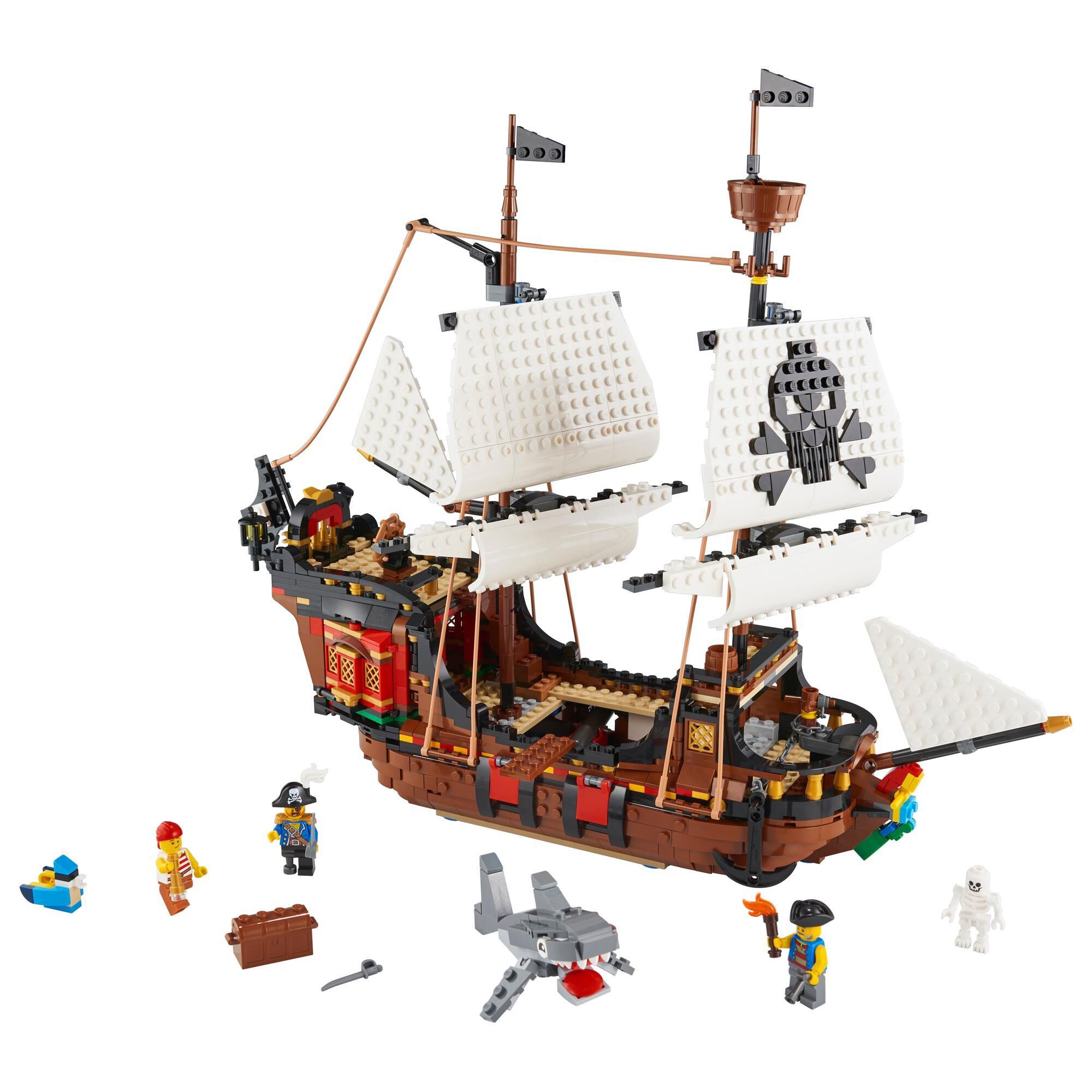 Lego dark shark pirate ship 2025