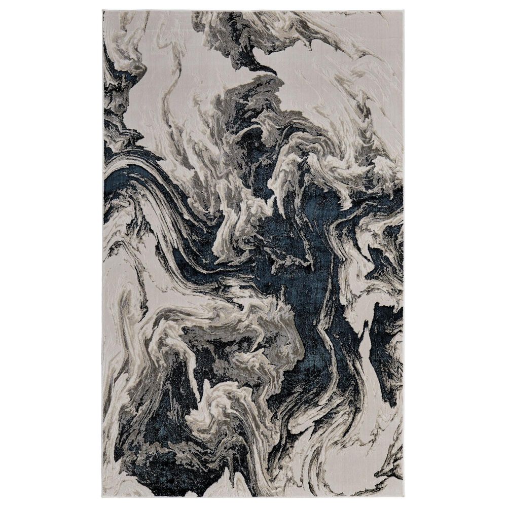 Feizy Micah 2"10" x 7"10" Black and Ivory Runner, , large