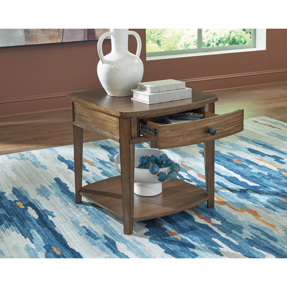 Ashley Burkbyer End Table in Brown, , large