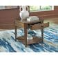 Ashley Burkbyer End Table in Brown, , large