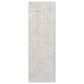 Surya Aisha AIS-2306 2"7" x 7"7" Light Gray and Off-White Runner, , large