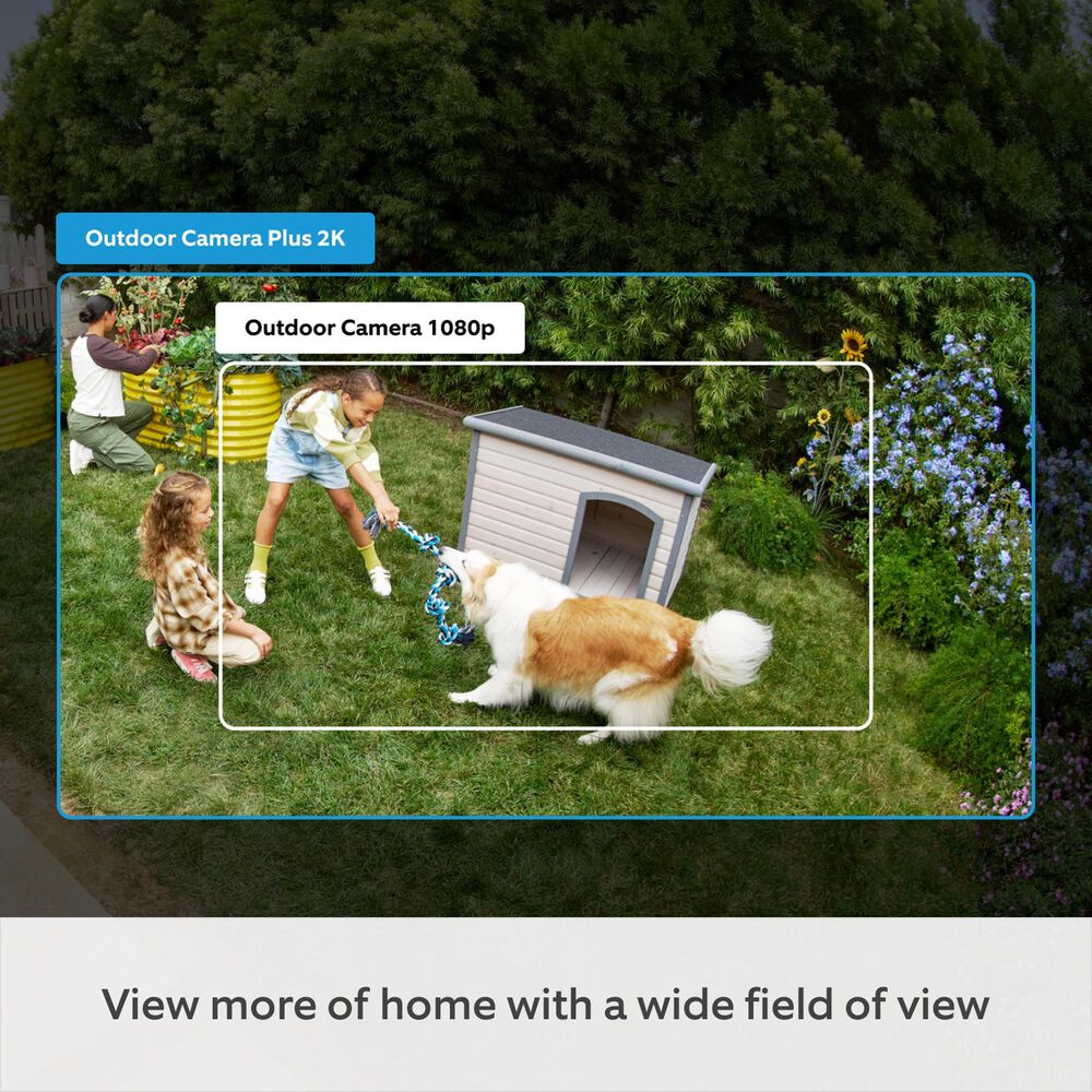 Ring Outdoor Camera Plus Battery in White, , large