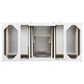 James Martin Vanities Chicago 48" Single Bathroom Vanity in Glossy White with 3 cm Eternal Jasmine Pearl Quartz Top and Rectangular Sink, , large