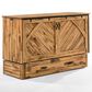 New Day Furniture Ranchero Queen Murphy Cabinet in Bakar with Mattress , , large