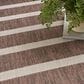Nourison Positano POS03 Natural and Ivory 6" x 9" Indoor/Outdoor Area Rug, , large
