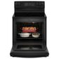 GE Appliances 2-Piece Kitchen Package with 30"" Electric Range and 1.9 Cu. Ft. Microwave Oven in Black, , large