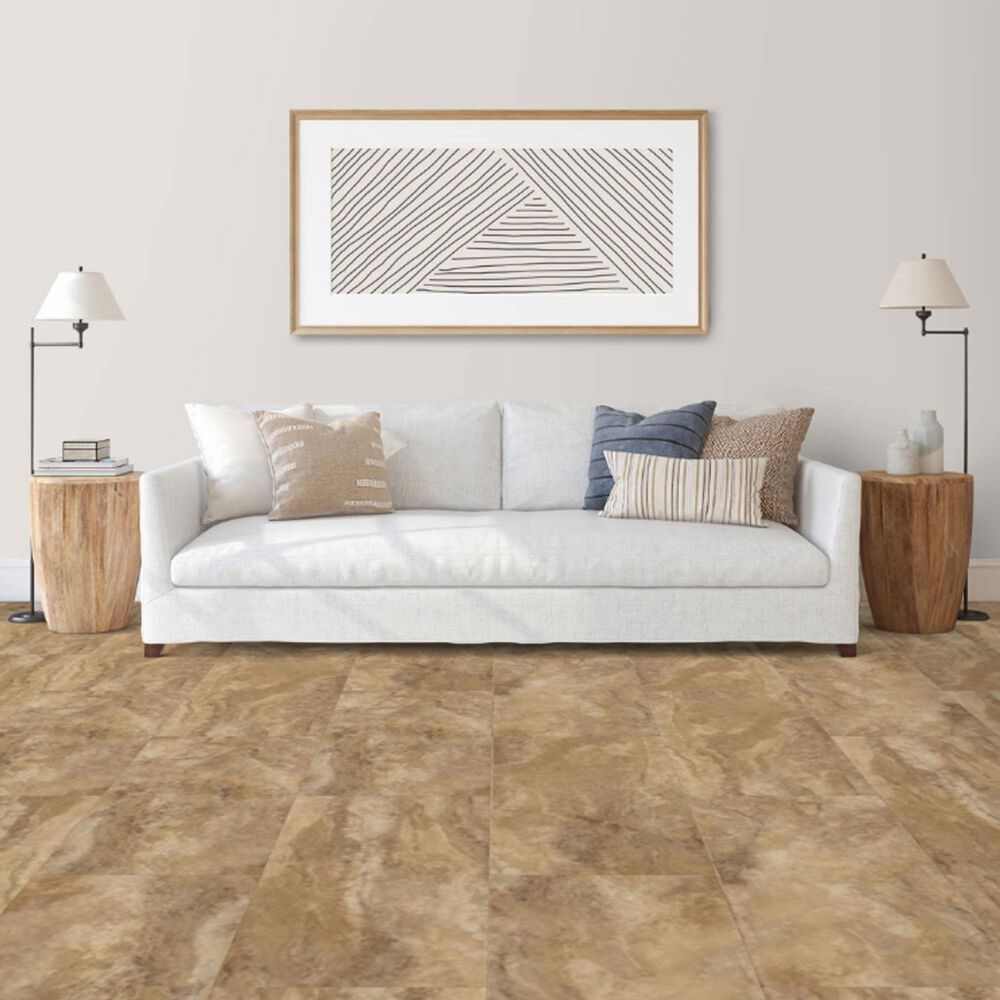 Tru-Cor PBE Tile Travertine Noce 16&quot; x 32&quot; Luxury Vinyl Tile, , large