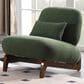 Morden Fort Cloud Boucle Armless Chair in Green (Set of 2), , large