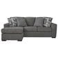 Ashley Gardiner Reversible Sofa Chaise in Pewter, , large
