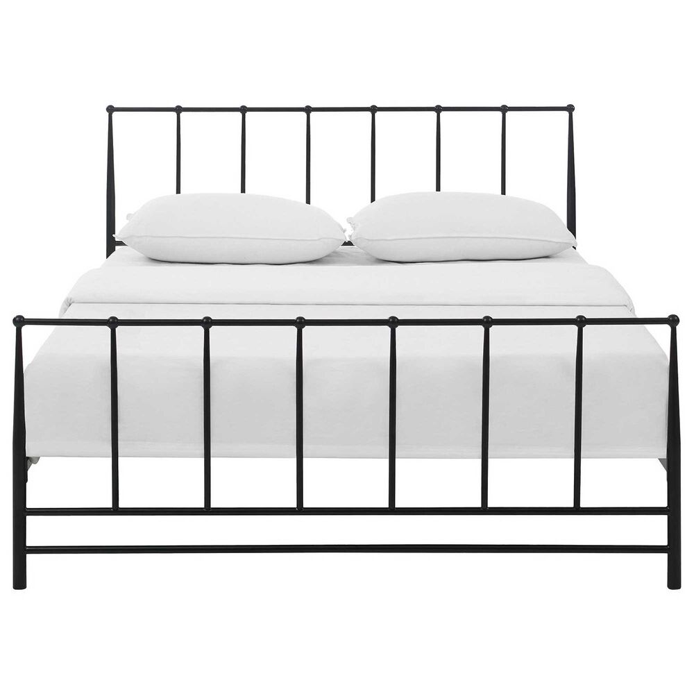 Modway Estate Queen Platform Bed in Brown, , large