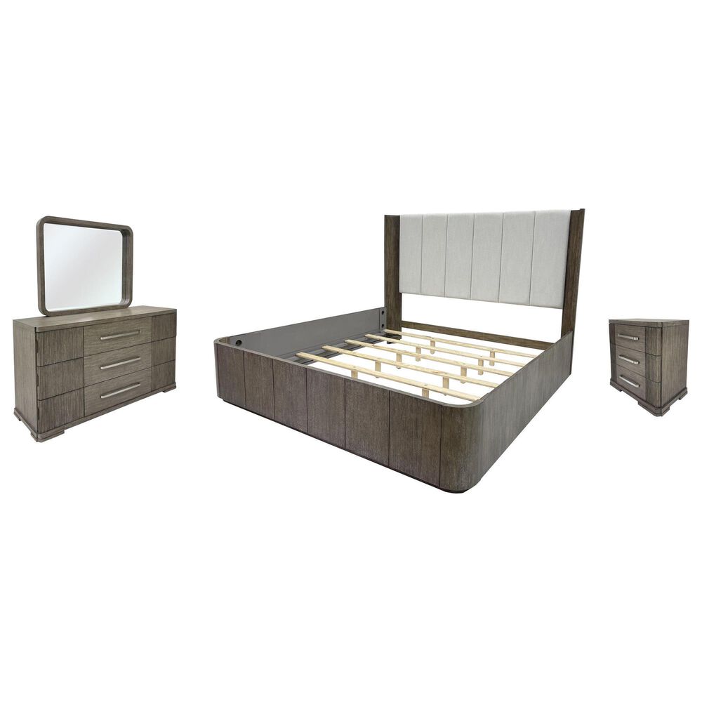 Shannon Hills Sariel 4-Piece King Bedroom Set in Expresso, , large