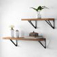 Safavieh Jilliyn Wall Shelf in Brown and Black, , large