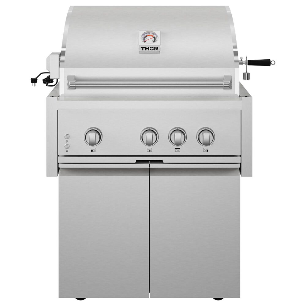 Thor Kitchen Gordon Ramsay 3-Burner Freestanding Gas Grill in Stainless Steel, , large