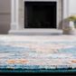 Safavieh Aria ARA103N 3" x 5" Blue and Ivory Area Rug, , large