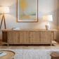 Riva Ridge Latitude 95" 4-Door Console in Brushed Bourbon, , large