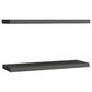 Hearth and Haven Ecco32" Floating Wall Shelf with Concealed Mounting in Gray (Set of 2), , large