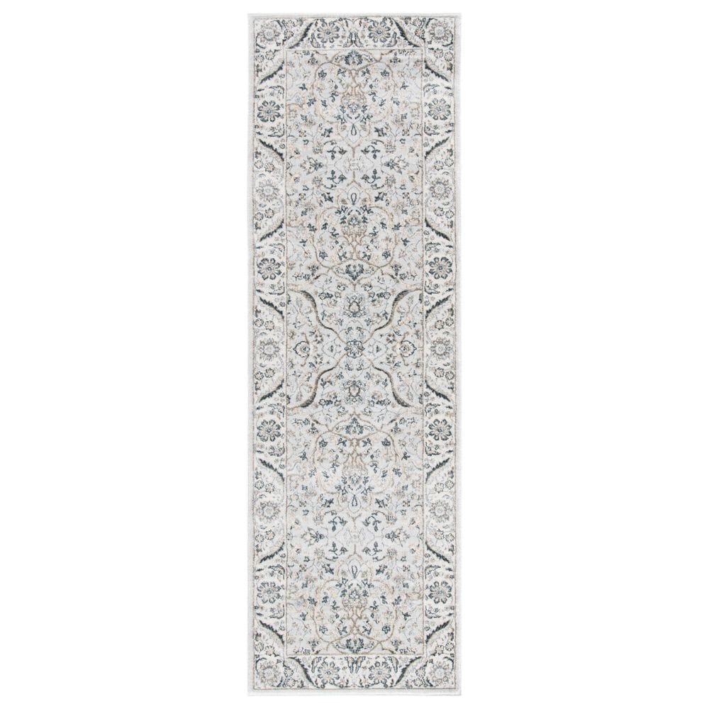 Safavieh Isabella 2"2" x 7" Light Grey and Cream Runner, , large