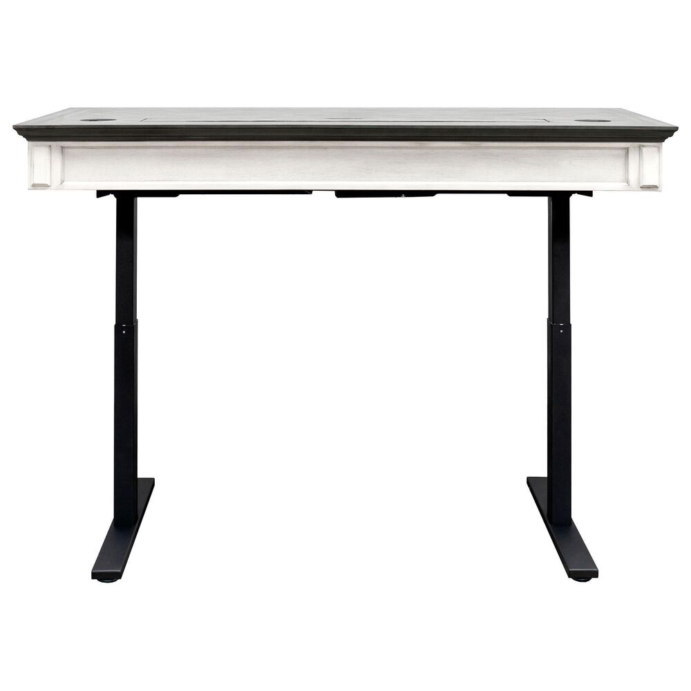 Wycliff Bay Hartford 60&quot; Electric Sit and Stand Desk in Gray, White and Black, , large