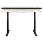 Wycliff Bay Hartford 60" Electric Sit and Stand Desk in Gray, White and Black, , large