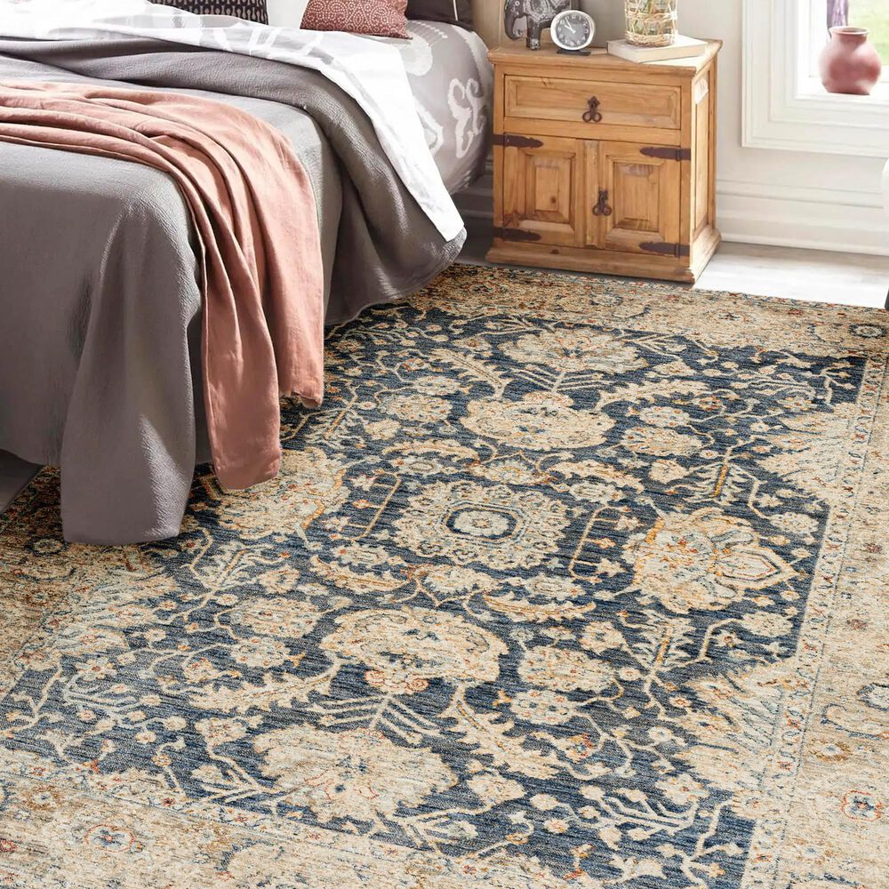 Dalyn Rug Company Bergama BE8 9&#39; x 13&#39;2&quot; Navy Area Rug, , large