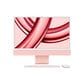 Apple 24-inch iMac with Retina 4.5K display: Apple M3 chip with 8 core CPU and 10 core GPU, 512GB SSD - Pink, , large