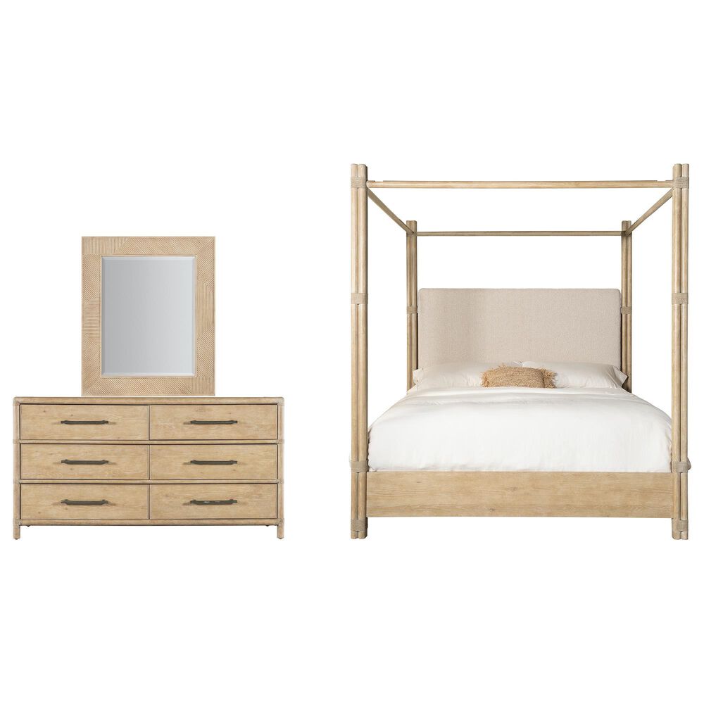 Hooker Furniture Retreat 3-Piece King Bedroom Set in Dune, , large