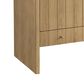 James Martin Vanities Hudson 36" Single Bathroom Vanity in Light Natural Oak with 3 cm White Zeus Quartz Top and Rectangular Sink, , large