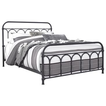 Ashley Nashburg Queen Slat Metal Bed in Black, , large