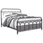 Ashley Nashburg Queen Slat Metal Bed in Black, , large