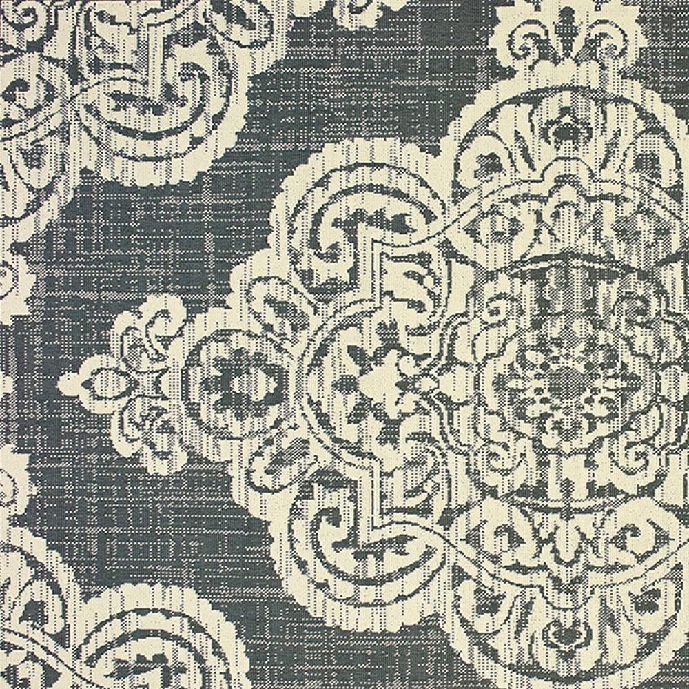 Oriental Weavers Marina 5929E 1&#39;9&quot; x 3&#39;9&quot; Grey and Ivory Runner, , large