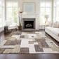 Dalyn Rug Company Portico PO3 Brown 8" x 10" Area Rug, , large