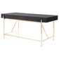 Valor Living Broadway Writing Desk in Black and Gold, , large