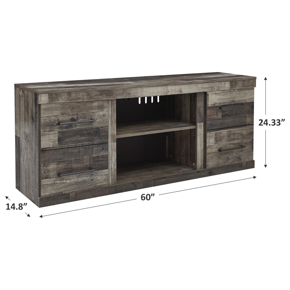 Ashley Derekson 60&quot; TV Stand in Multi Gray, , large