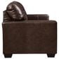 Ashley Santorine Stationary Sofa and Loveseat Set in Dark Brown, , large