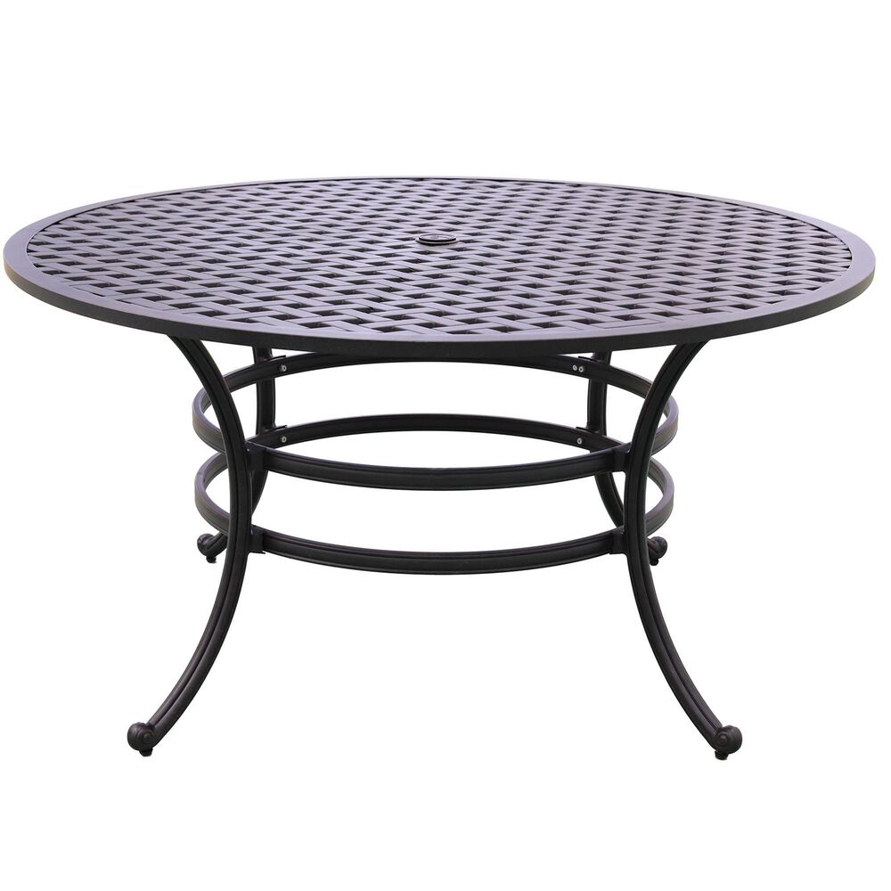 World Source Castle Rock 7-Piece Dining Set in Black, , large