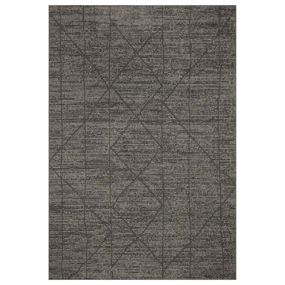 Loloi II Kamala 2"3" x 3"10" Charcoal and Ivory Area Rug, , large