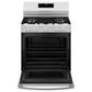 GE Appliances 30" Freestanding Gas Range with 5 Burners in White, , large